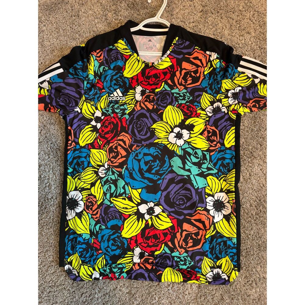 Adidas Tiro Flower Floral Soccer Jersey Men's Large HC3929